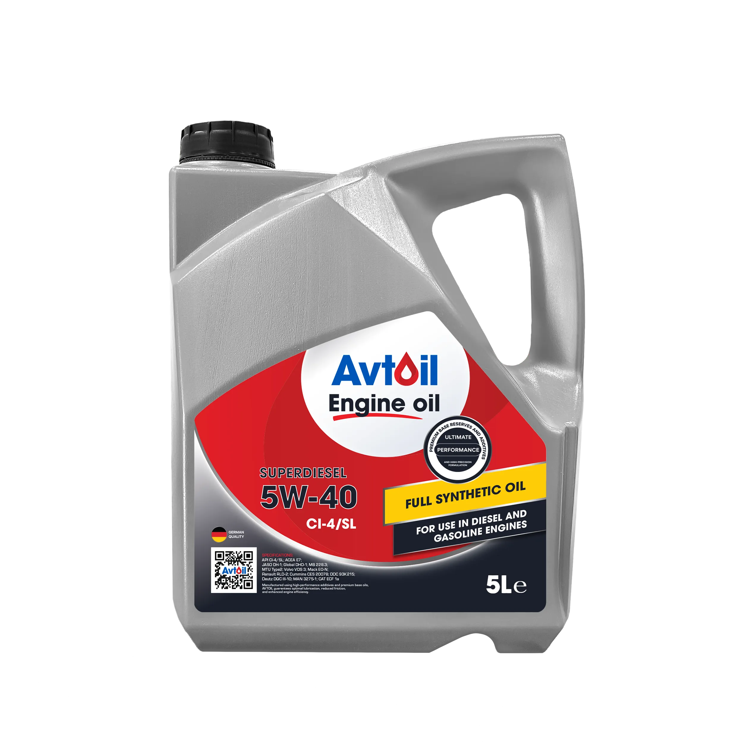 Avtoil™ SuperDiesel 5W-40 CI-4/SL